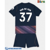 Fotballdrakt Barn Tottenham Hotspur Micky van de Ven #37 Bortedraktsett 2026-27 Kortermet (+ Korte bukser)